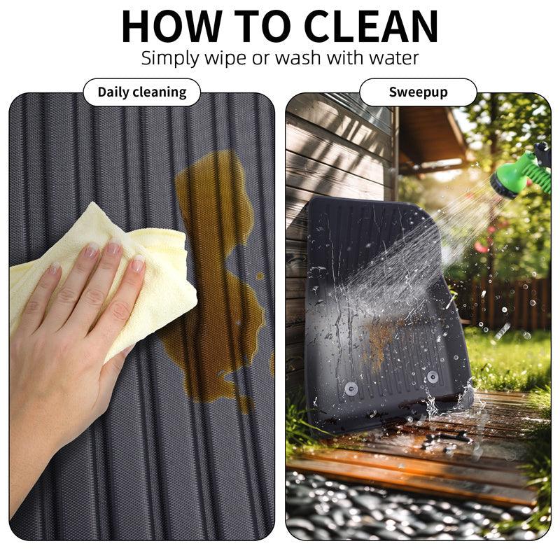 Model X All Weather TPE Interior Floor Mats Cargo Liners Set for Tesla (2021-2024) - Evooor