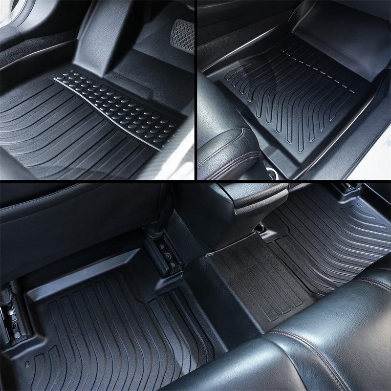 Model X All Weather TPE Interior Floor Mats Cargo Liners Set for Tesla (2021-2024) - Evooor