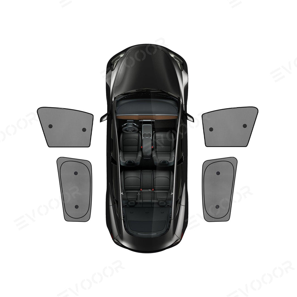 Model 3 Whole Car Sun Visor - Mesh Side Window Sunshade For Tesla(2017-2024) - Evooor