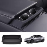 Center Console Armrest Sunglasses Storage Box for New Tesla Model Y Juniper 2025+ - Evooor