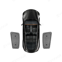 Model Y Mesh Sunroof Shades Foldable UV Protection For Tesla(2020-2024) - Evooor