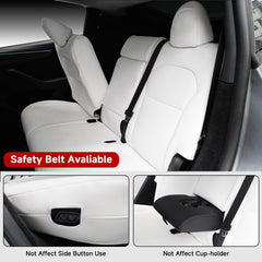 All-Inclusive Seat Cover for New Tesla Model Y Juniper 2025+ (With Launch Series Embroidery Logo) - Evooor