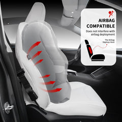 All-Inclusive Seat Cover for New Tesla Model Y Juniper 2025+ (With Launch Series Embroidery Logo) - Evooor