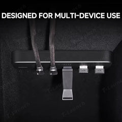 Tesla Model 3/Y Docking Station-6-in-1 USB Hub Expansion Adapter
