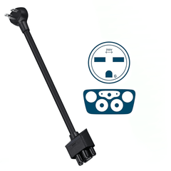 High-Quality NEMA Extension Cord for Tesla Gen 2 EV Charger - Compatible with Tesla Mobile Connector - Evooor