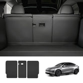 Nappa lær bakseteryggbeskytter for Tesla Model Y Juniper 2025+