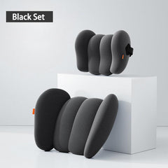 Tesla Model S/X/3/Y 3D Memory Foam Breathable Headrest Waist Pillow Seat Support - Evooor