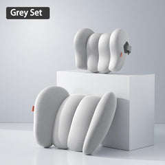 Tesla Model S/X/3/Y 3D Memory Foam Breathable Headrest Waist Pillow Seat Support - Evooor