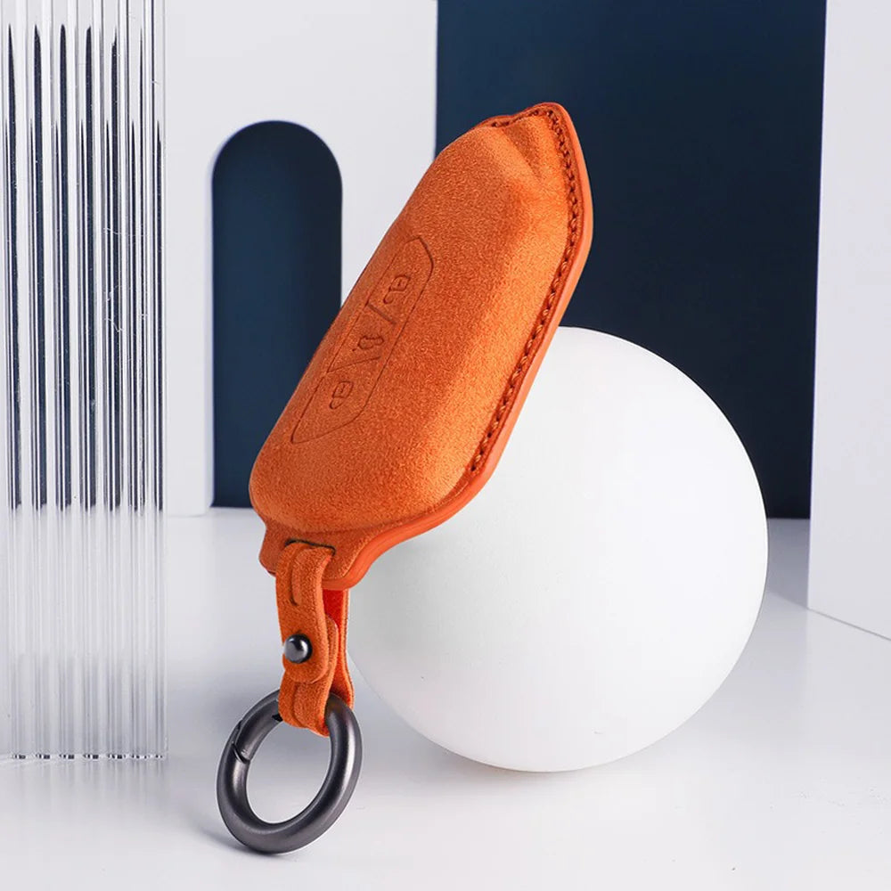 Alcantara Car Remote Key Case Cover For VW ID.3 2025 - Evooor