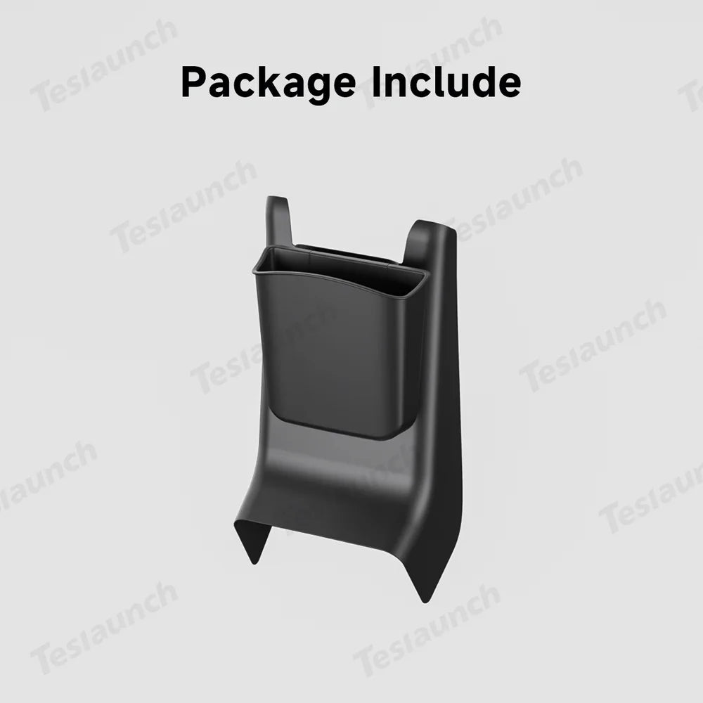 Protective Rear Center Console Kick Guard with Extra Storage for Tesla Model Y and Model 3 - Juniper 2025 / Highland 2024+ - Evooor