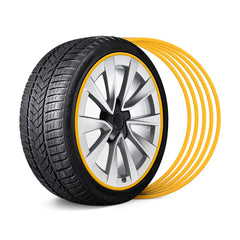 Aluminum Alloy Wheel Rim Protector- Fits All Cars (4pcs)