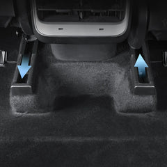 4-Piece Set Anti-Kick Seat Slide Rail Covers for Tesla Model Y & Model 3 - Protect Your Car's Interior from Wear and Tear - Evooor