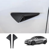 3-Pack Side Camera Protective Covers for Tesla Models Y & 3 - Compatible with Juniper 2025+ and Highland 2024+ Versions - Evooor