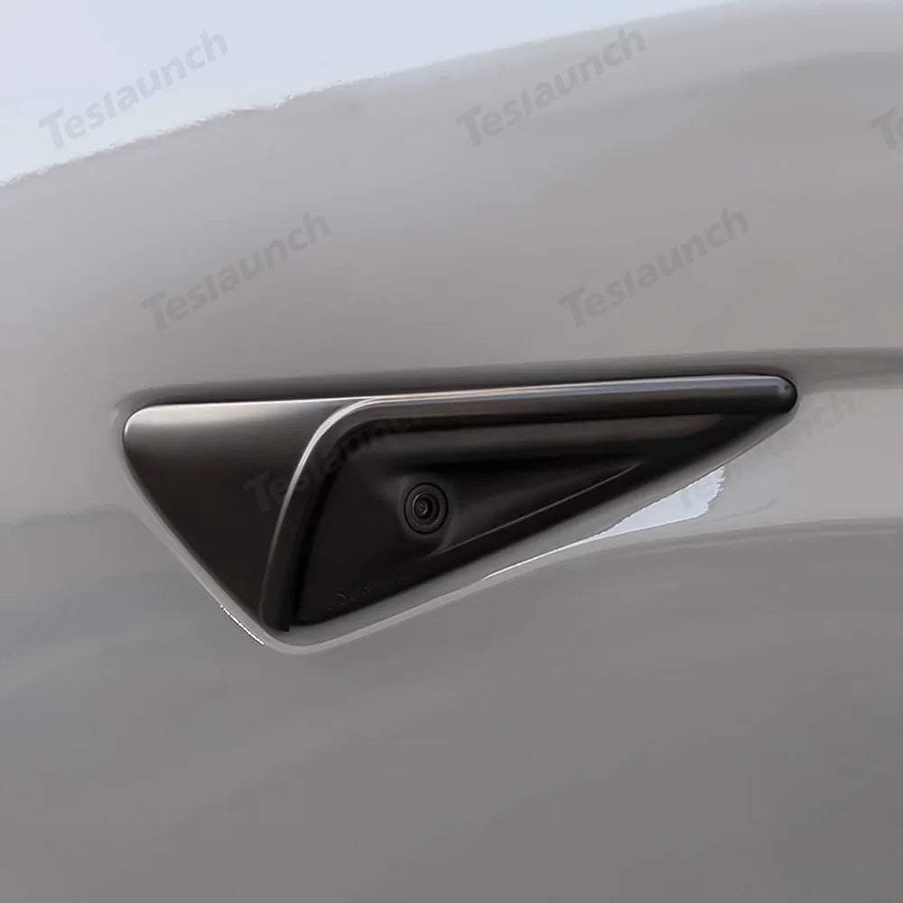 3-Pack Side Camera Protective Covers for Tesla Models Y & 3 - Compatible with Juniper 2025+ and Highland 2024+ Versions - Evooor