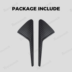 3-Pack Side Camera Protective Covers for Tesla Models Y & 3 - Compatible with Juniper 2025+ and Highland 2024+ Versions - Evooor