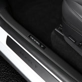 Premium Carbon Fiber Door and Trunk Sill Guards Set for Tesla Model Y (2021-2024)