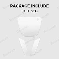 Premium ABS Steering Wheel Center & V-Shape Trim Upgrade Kit for Tesla Model Y and Model 3 - Enhance Your Car Interior Style and Design - Evooor