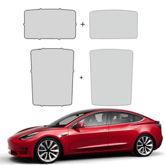Model 3 Glass Roof / Sunroof Sunshade for Tesla(2017-2020) Sun Visor Accessories - Evooor