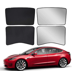 Glass Roof / Sunroof Sunshade for Tesla Model 3(2021-2023) Sun Visor Accessories - Evooor