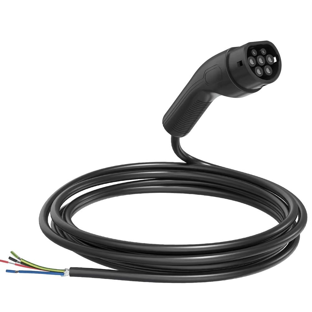 Premium Type 2 Extension Cable for IEC 62196 Electric Vehicle Chargers - Universal Compatibility - Evooor