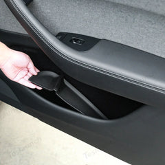 Tesla Model Y Juniper 2025+ TPE Door Storage Mats with Cup Holder Organizer - Evooor