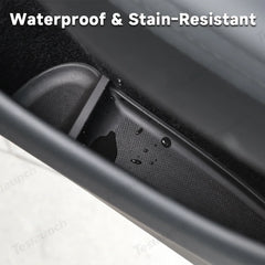 Tesla Model Y Juniper 2025+ TPE Door Storage Mats with Cup Holder Organizer - Evooor