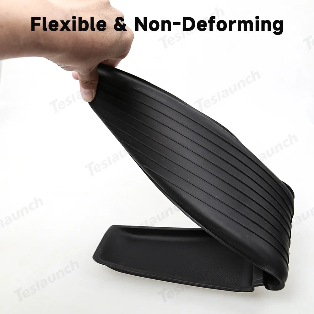 Tesla Model Y Juniper 2025+ TPE Door Storage Mats with Cup Holder Organizer - Evooor