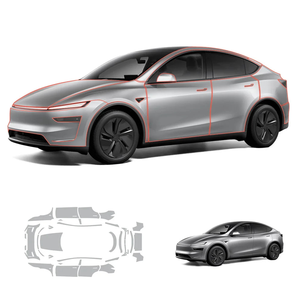 Premium TPU Juniper 2025+ Tesla Model Y Full Car Paint Protection Film (PPF) for Ultimate Invisible Shield - Evooor
