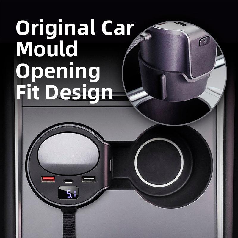 Model 3/Y Cigarette Lighter hub adapter for Tesla(2021-2023) - Evooor