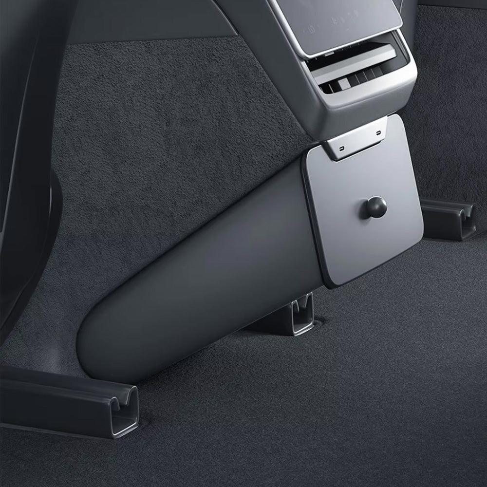 Car Garbage Bin and Organizer for Tesla Model 3 - Magnetic Backseat Storage Solution - Evooor