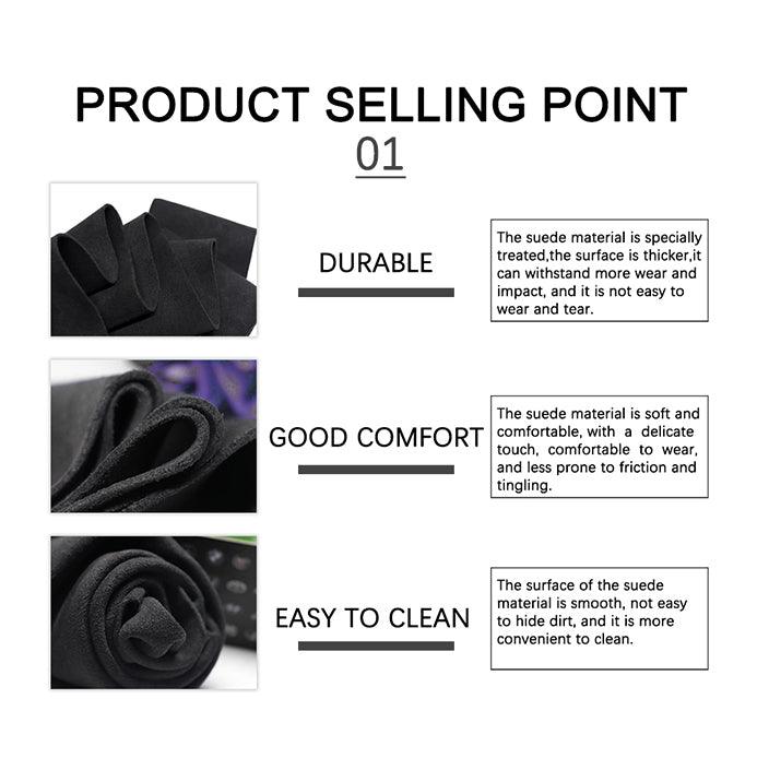 Model 3/Y Alcantara Interior Front Door Trim Panel Caps for Tesla Model 3 (2021-2023) and Model Y 2023 - Evooor