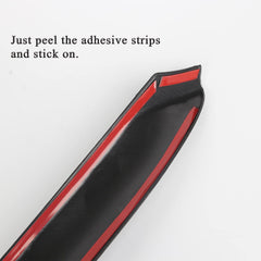 Tesla Model 3 Door Trim Cover Wrap ABS Matte Carbon Fiber Pattern (2 PCS) (2021-2023) - Evooor