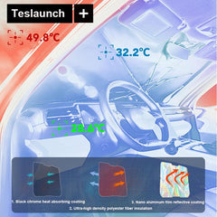 Tesla New Upgraded Laser Front Windshield Sunshade Umbrella - Evooor