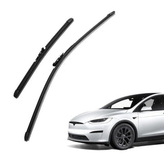 27" and 18" Windshield Wiper Blades Replacement for Tesla Model X (Set of 2) - Evooor