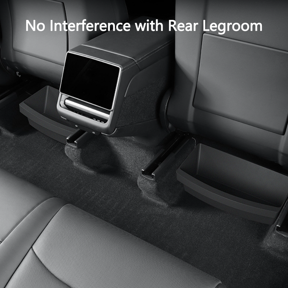 Underseat Organizer for Tesla Model Y 2021+: Premium Storage Solution for Front Row - Evooor