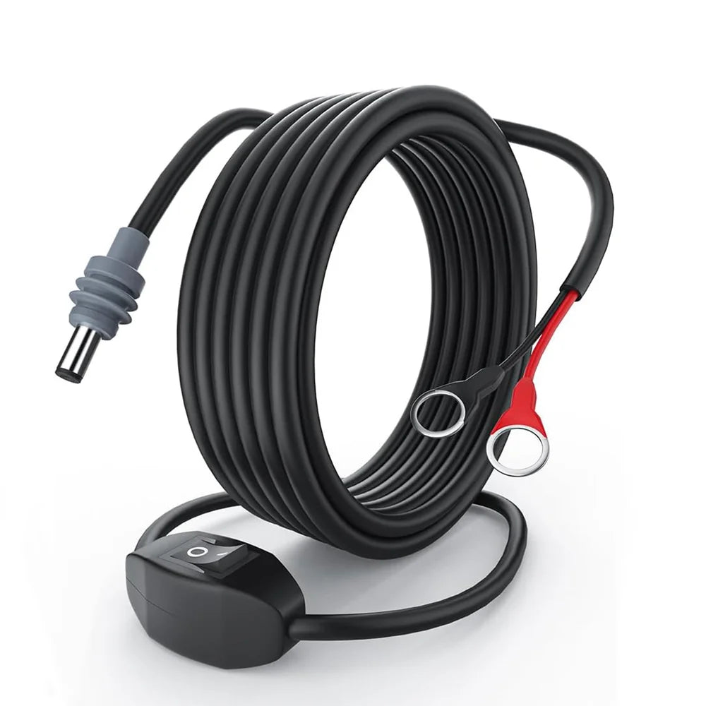 10ft O-Ring DC Charging Cable for Starlink Mini with Switch - Compatible with 3M Length - High-Quality CB8 Connector - Evooor