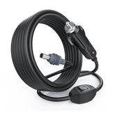 High-quality 10ft Car Charger Cable with Switch for Starlink Mini - DC Power Cord for Improved Performance - Evooor
