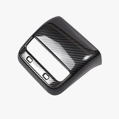 Model 3 & Y Backseat Vent Overlay (Carbon Fiber Pattern ABS) for Tesla(2017-2023) - Evooor