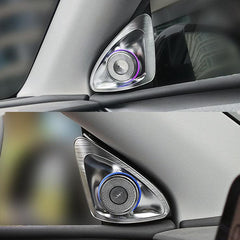 Tesla Model 3/Y 4D Rotating LED Front Door Speaker with Horn Feature and Enhanced Visibility - Evooor