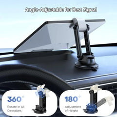 Versatile Car Mount Holder with Adjustable Angle for Starlink Mini Device - Evooor