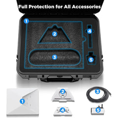 Waterproof Hard Carrying Case for Starlink Mini Kit and Accessories
