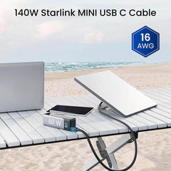 USB C to DC Power Cable with Indicator Light for Starlink Mini - Evooor