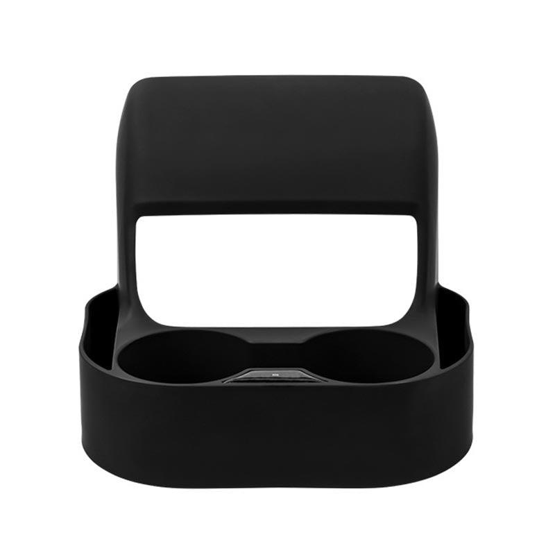 Customizable Rear Exhaust Cup Holder Organizer Tray for Tesla Model 3 and Model Y - Evooor