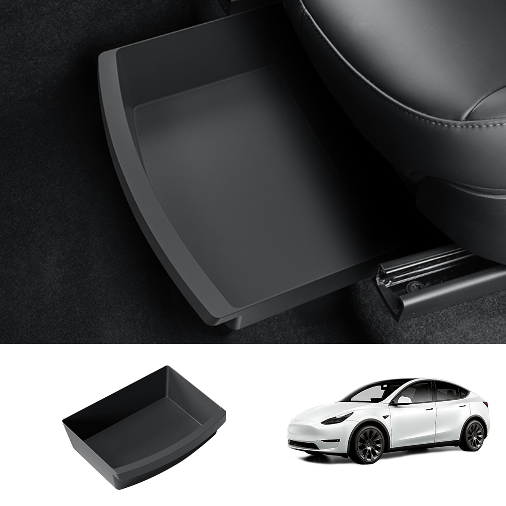 Underseat Organizer for Tesla Model Y 2021+: Premium Storage Solution for Front Row - Evooor