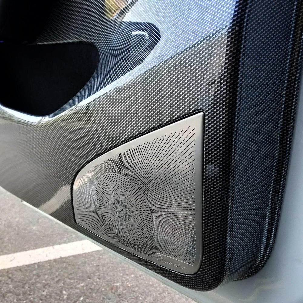 Enhanced Tesla Model 3 Door Inner Trim Cover - Carbon Fiber Pattern, ABS Material - 2021-2023 Model Compatibility - Evooor