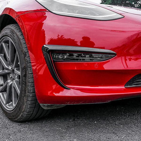 Enhance Visibility with Model 3 Fog Light Protector Kit - Set of 2 (2017-2023) - Evooor