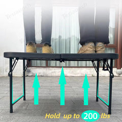 Upgraded Camping Folding Table Travel & Trunk Storage for Tesla Model Y Juniper 2025+ - Evooor