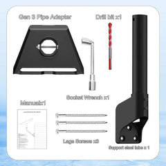 Universal Adjustable Mount for Starlink Gen 3 - Easy Wall and Roof Installation - Evooor
