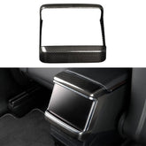 High-Quality Carbon Fiber Rear Air Conditioning Vent Cover for Tesla Model S/X 2022 and Beyond - Evooor