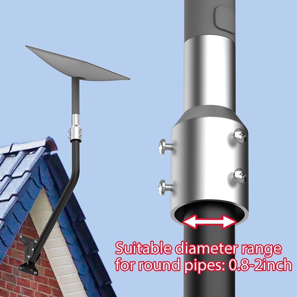 Snap Adjustable Pipe Adapter for Starlink Gen 2 - Evooor